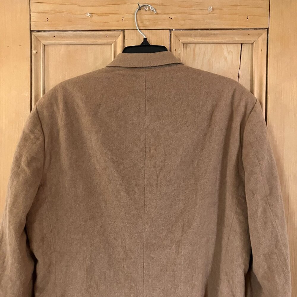 Banana Republic Mens Vintage Y2K 100% Camel Hair Jacket Size 42R Beige AN EXC - Picture 11 of 12